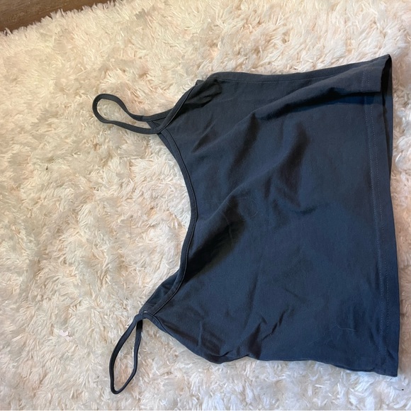 John Galt Blue Lorene Button Tank Top One size - Picture 2 of 3